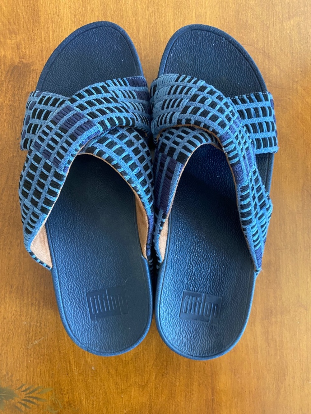 FitFlop Blue Sandals Size 9